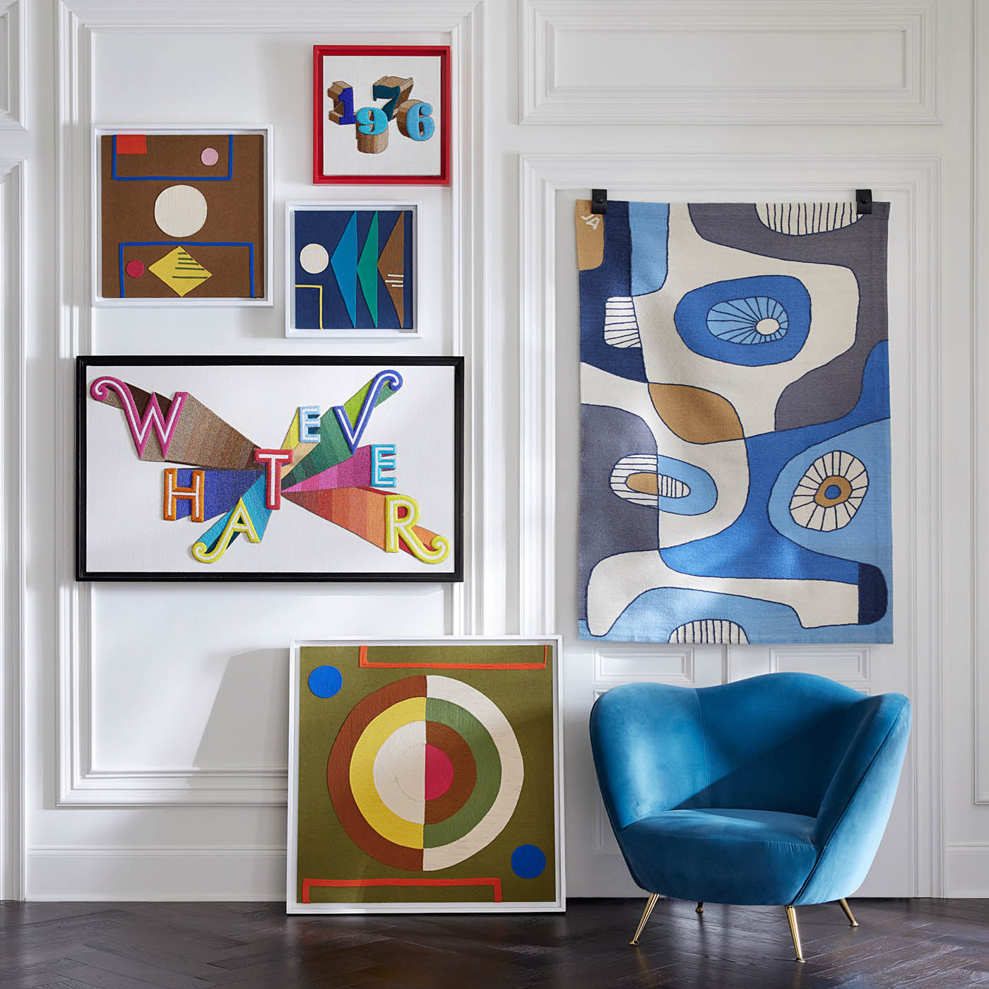 Monterey Shapes Corded Art Corded Art | Jonathan Adler