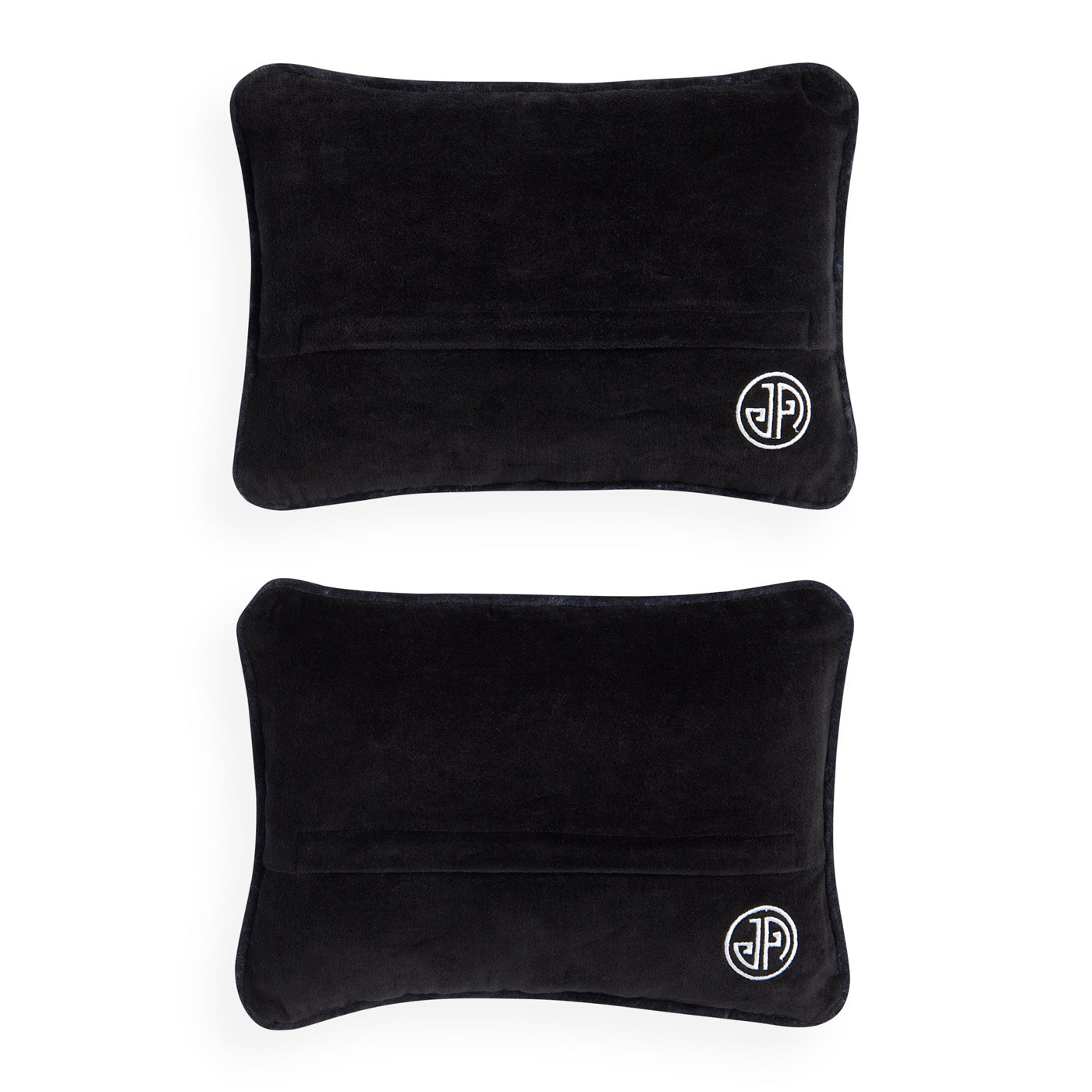 Bonne Nuit Needlepoint Pillow Set - details view