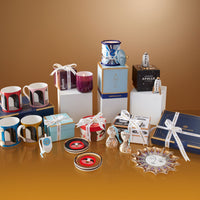 apollo salt and pepper set porcelain black white gold - front view