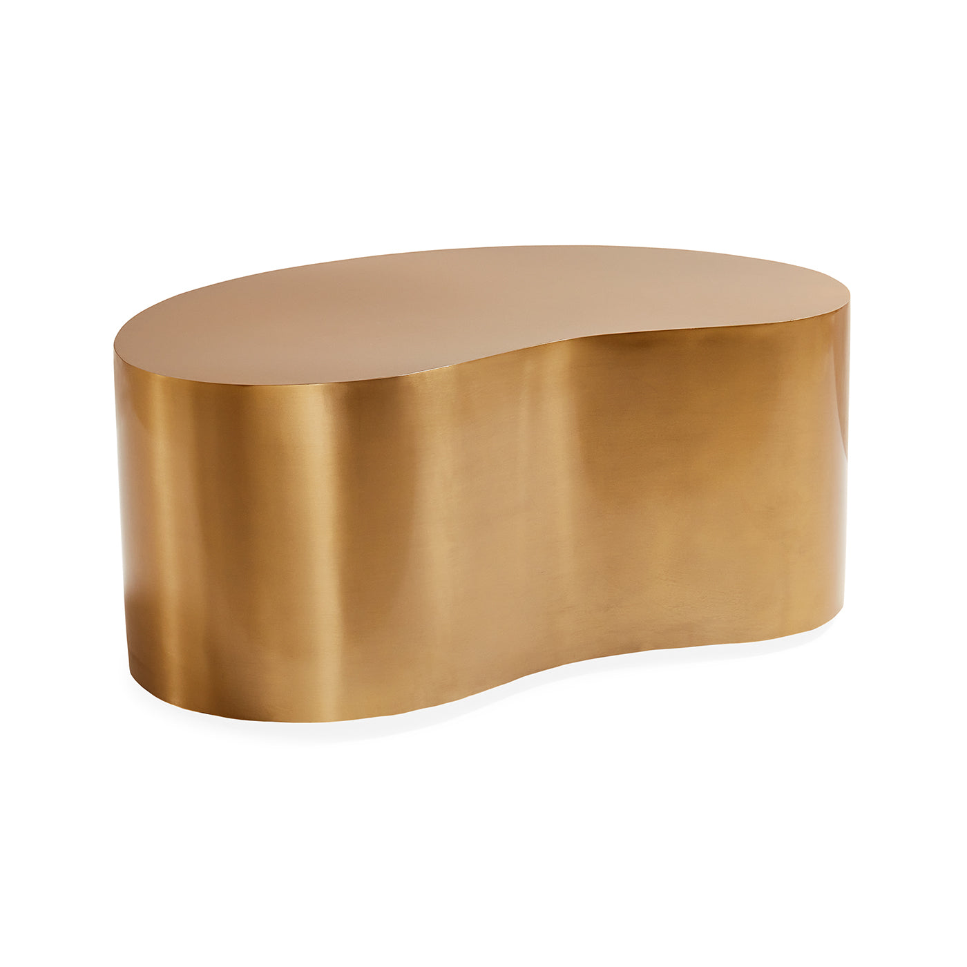 Brass Kidney Small Table details view