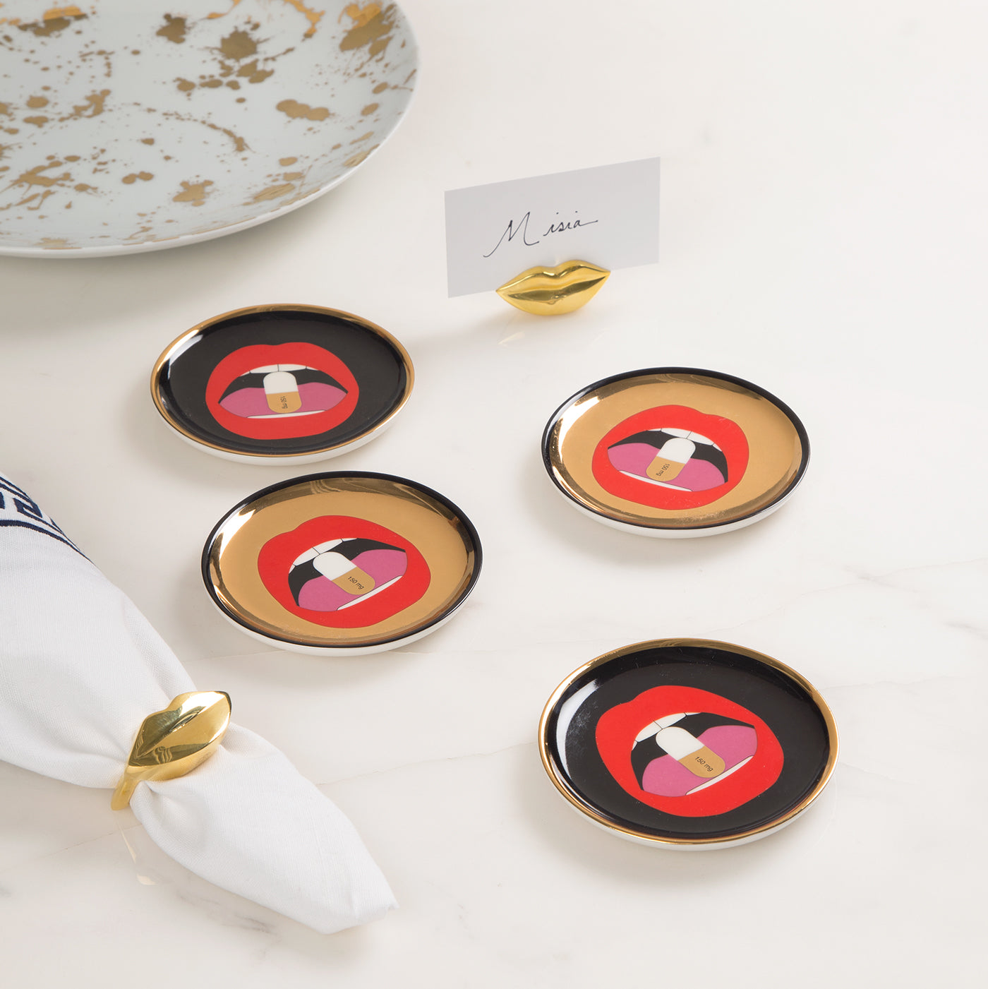 Full Dose Coasters in Porcelain | Jonathan Adler