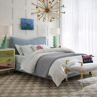 Chevron Bed Queen - front view