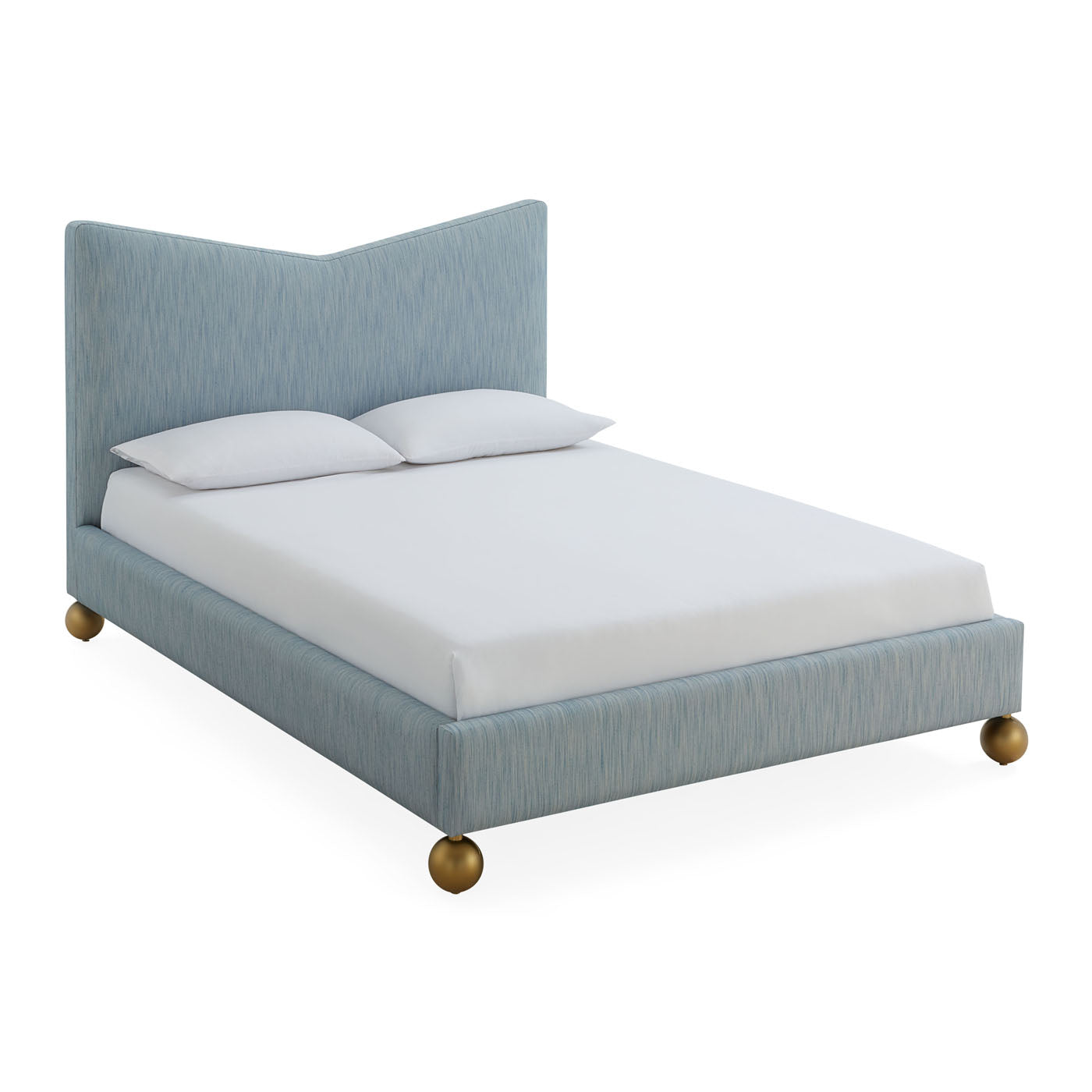Chevron Bed Queen - styled view