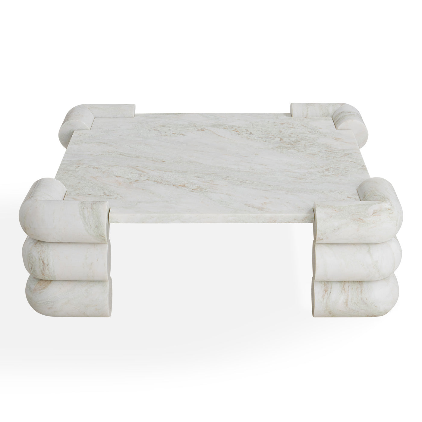 Circuit Marble Cocktail Table - front view