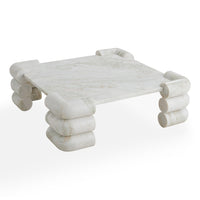 Circuit Marble Cocktail Table - angle view