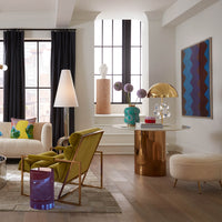 Goldfinger Lounge Chair Duquette Pear with Mushroom Collection