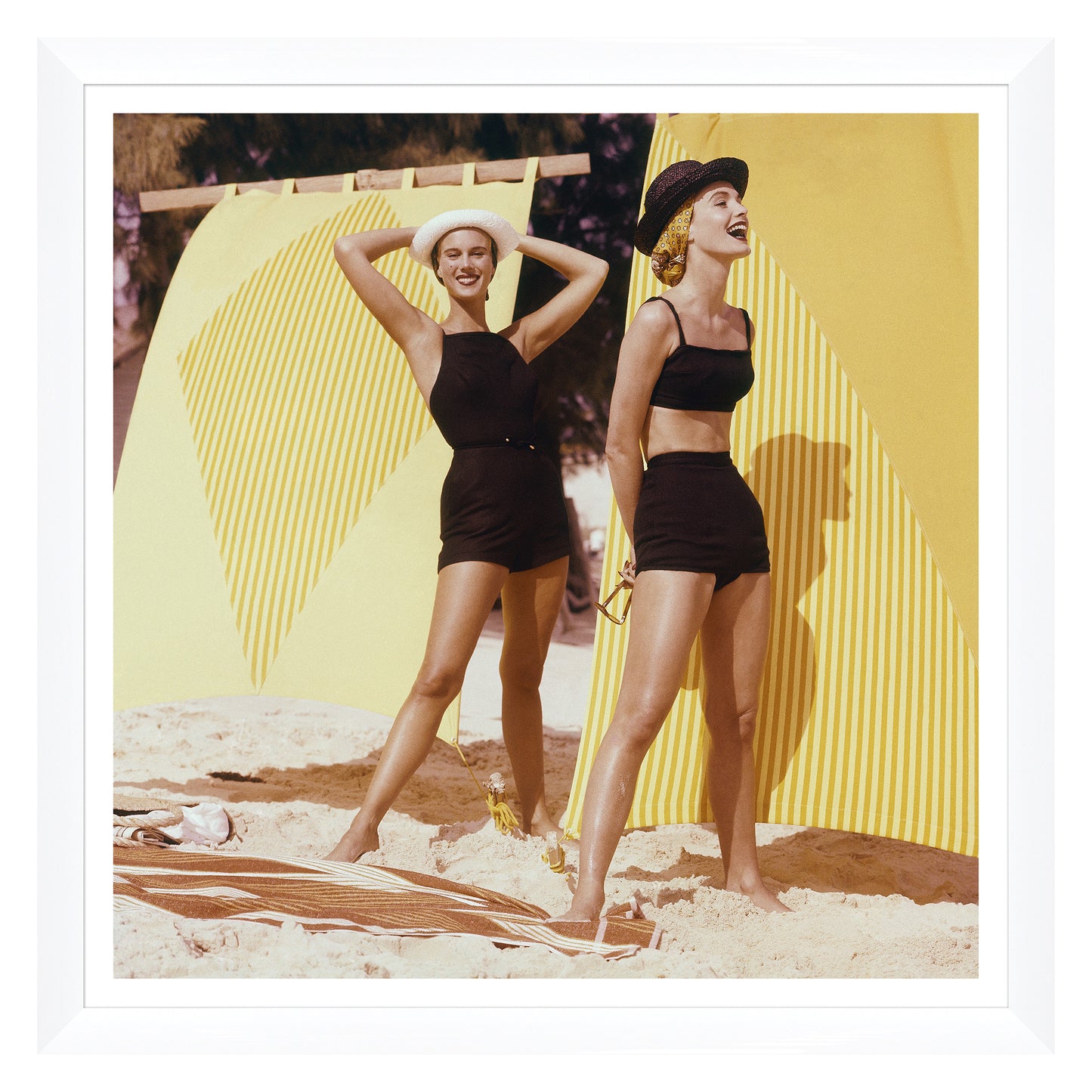Conde Nast Collection  - Two Models on a Beach