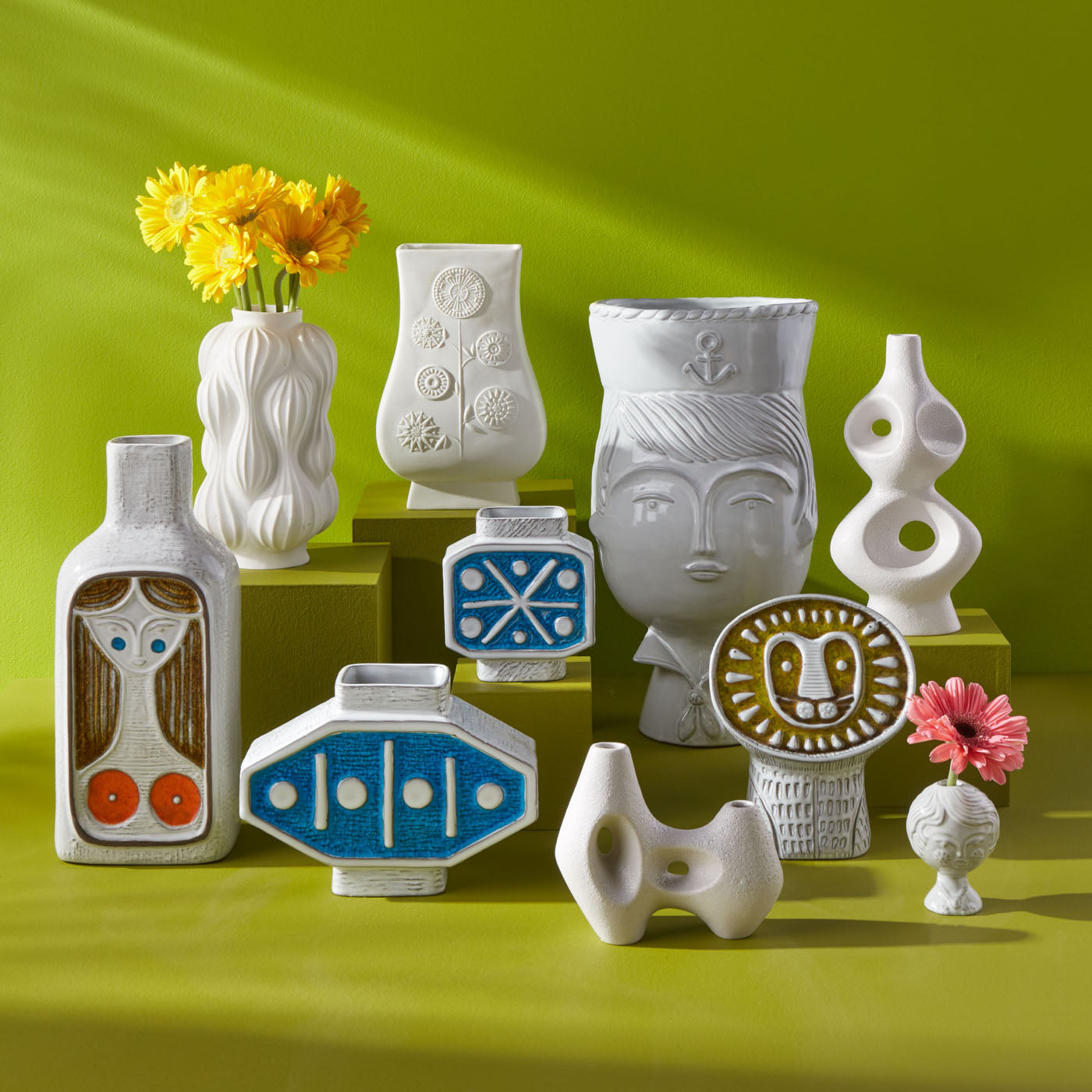 glass menagerie lady vase with wellington collection