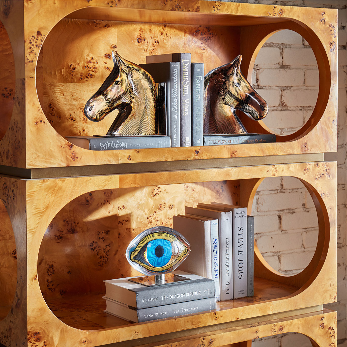 Druggist Eye Object with Horse Bookends