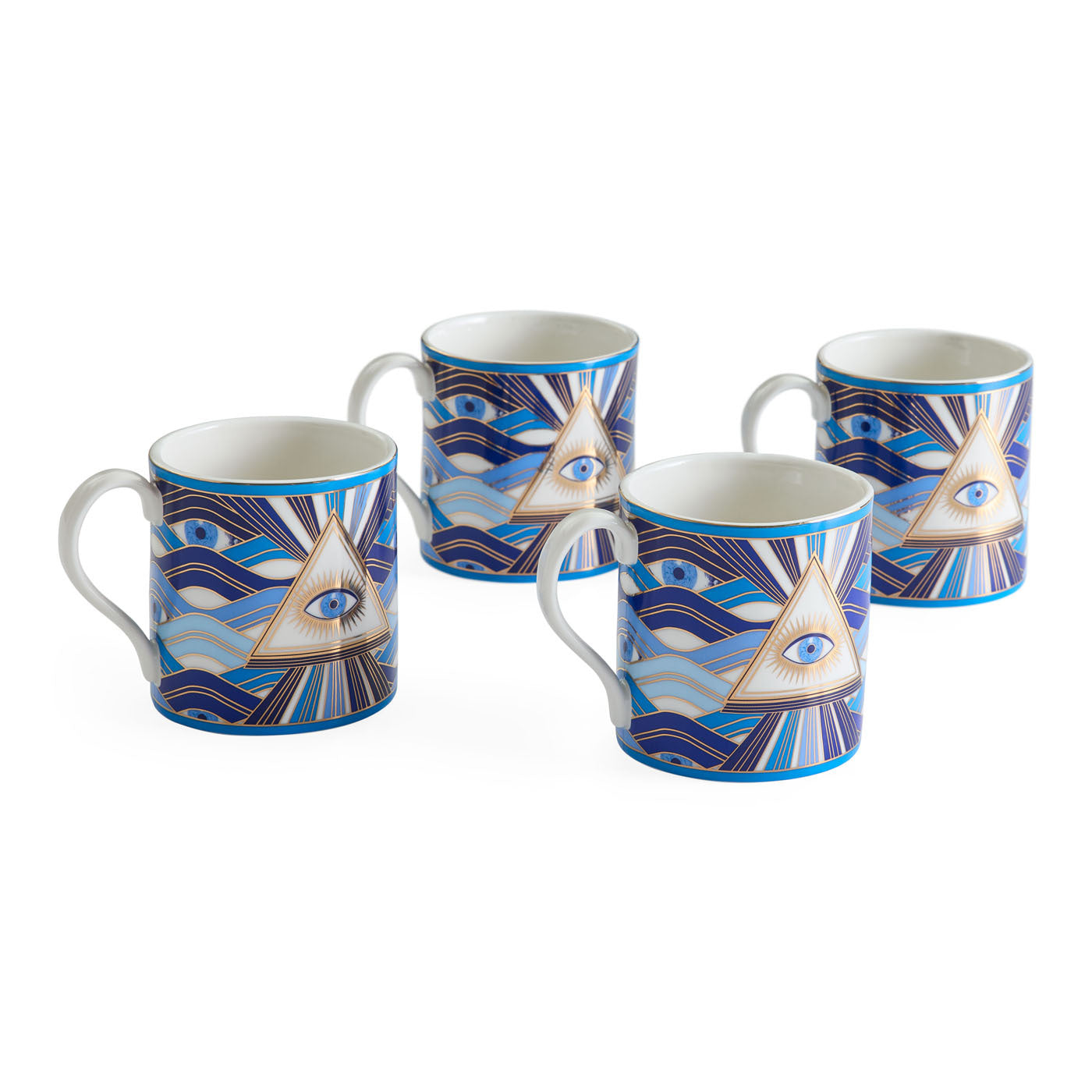 Druggist Mug Set - set of 4 side view