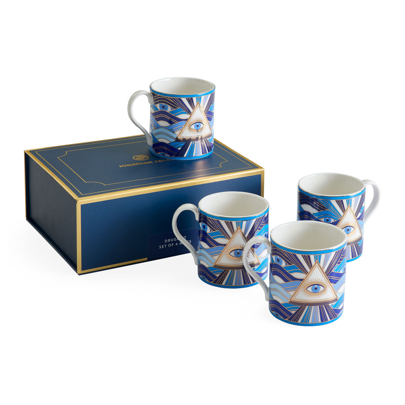 Druggist Mug Set - set of 4 with box