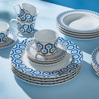 newport dinnerware and tea collection - styled view