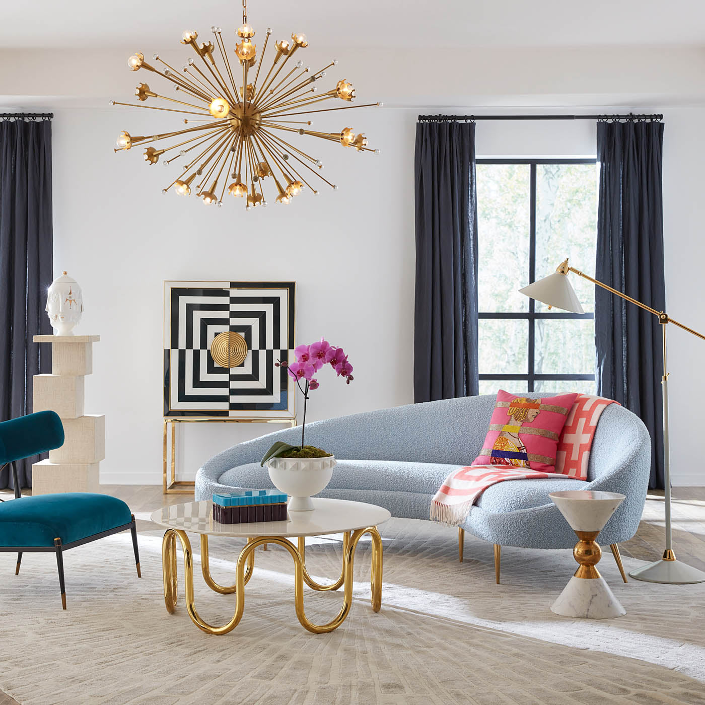 Charade Large Bowl in Porcelain | Jonathan Adler