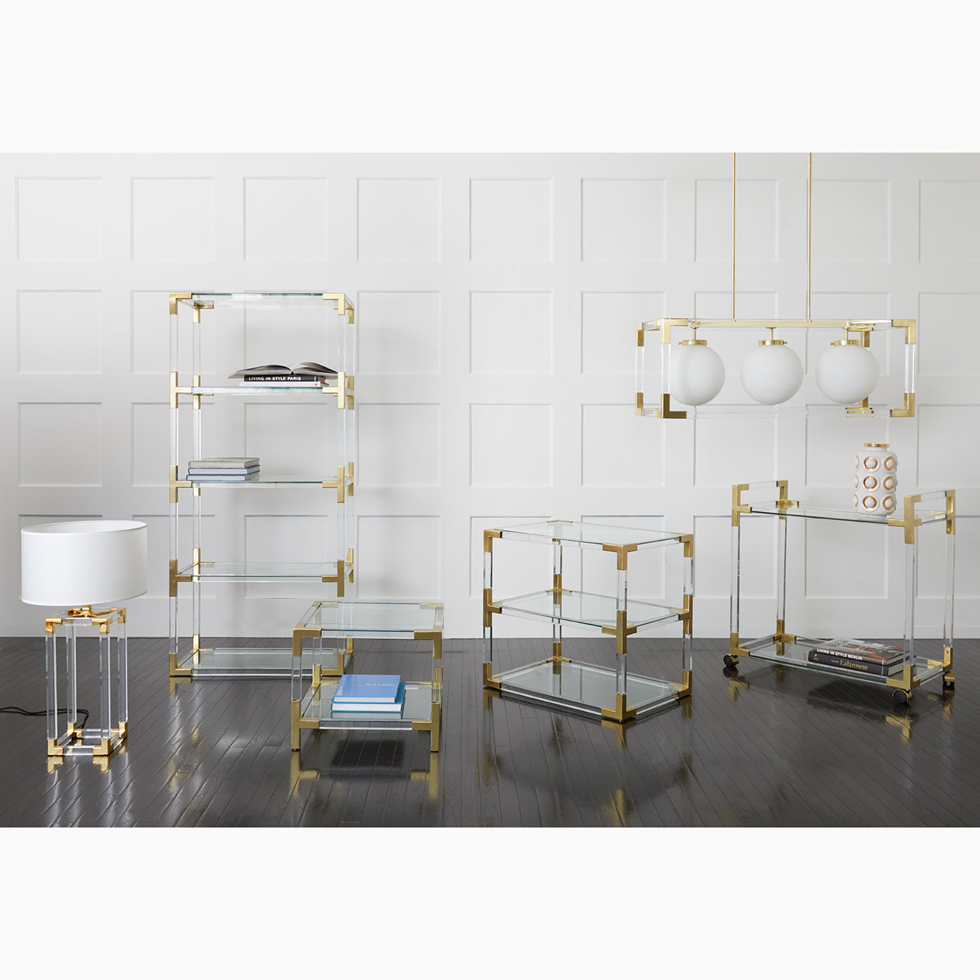 jacques brass collection - styled view
