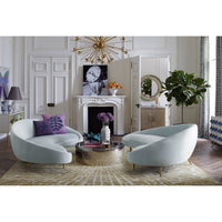 giant gala vase ether curved sofas alphaville cocktail table living room - styled view