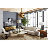 st. germain club chair lampert sofa alphaville cocktail table living room - styled view