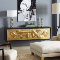 sundial hat from getty images reform credenza - styled view