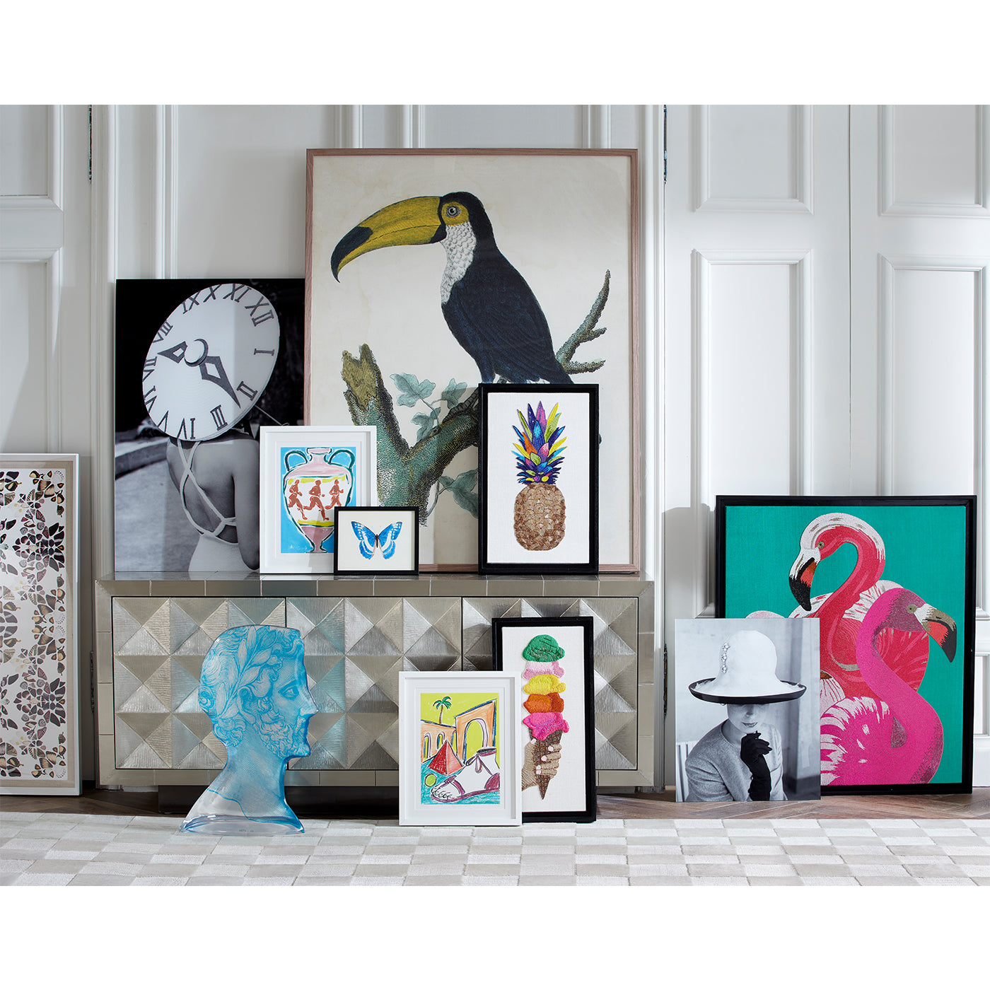jonathan adler art collection - styled view