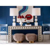 Totem Table Lamp on Reform Credenza