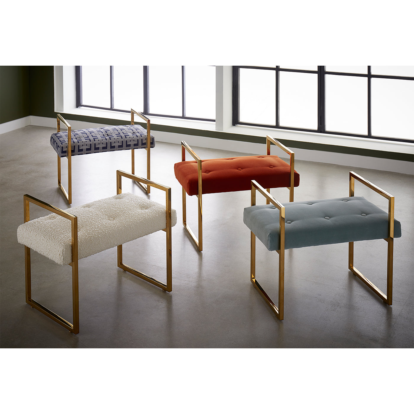 beaumont bench collection - styled view