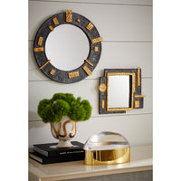 botanist snake and apple bowl globo box osaka accent mirrors vignette - styled view