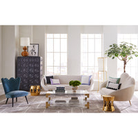 ripple slipper chair jacques grand cocktail table ether sofa - styled view