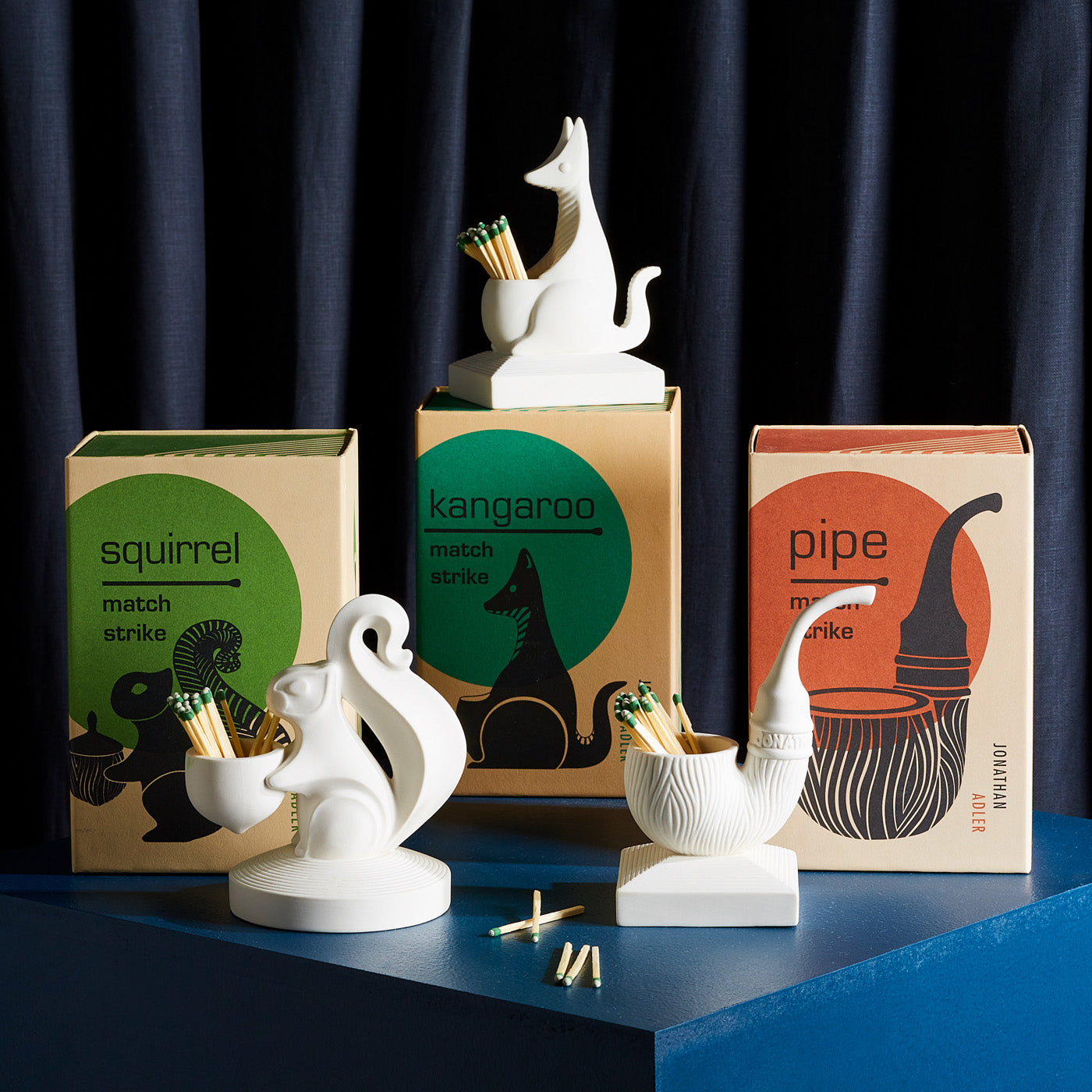 Squirrel Match Strike in Porcelain | Jonathan Adler