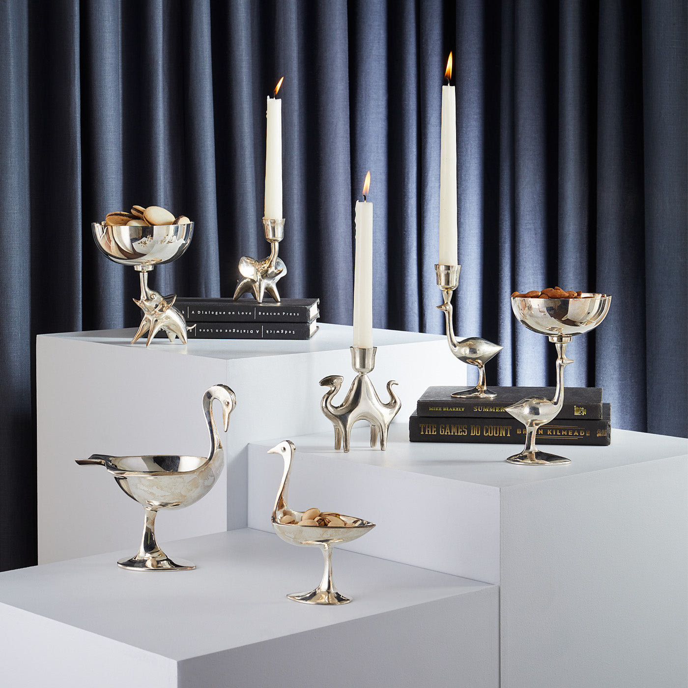 silver-plated decor collection - styled view 2