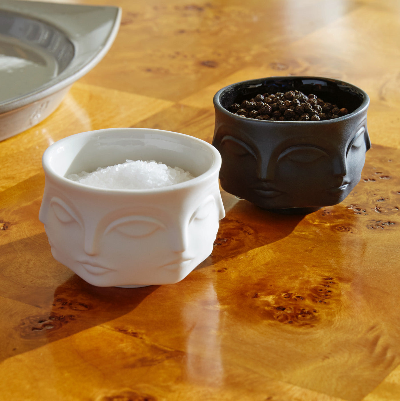 muse salt and pepper cellars - styled view