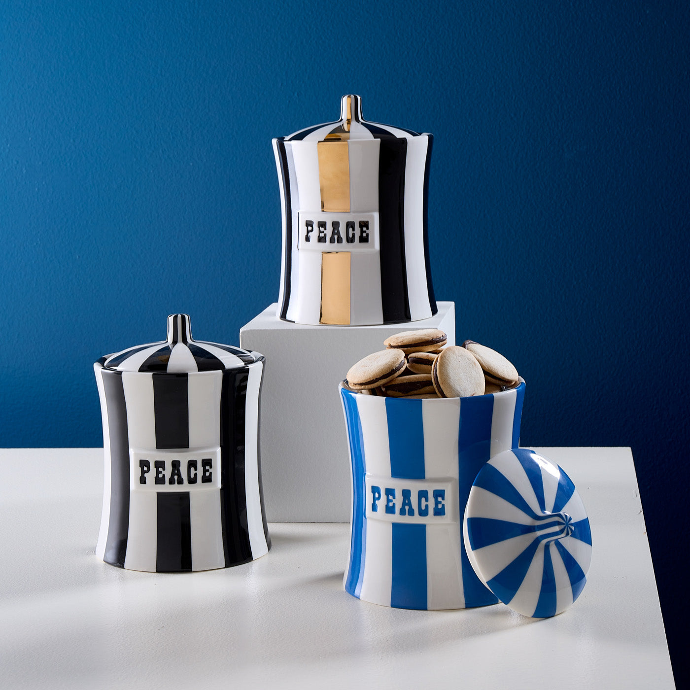 Vice Gilded Peace Canister – Jonathan Adler