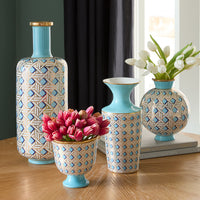 Basketweave Pedestal Bowl - group view