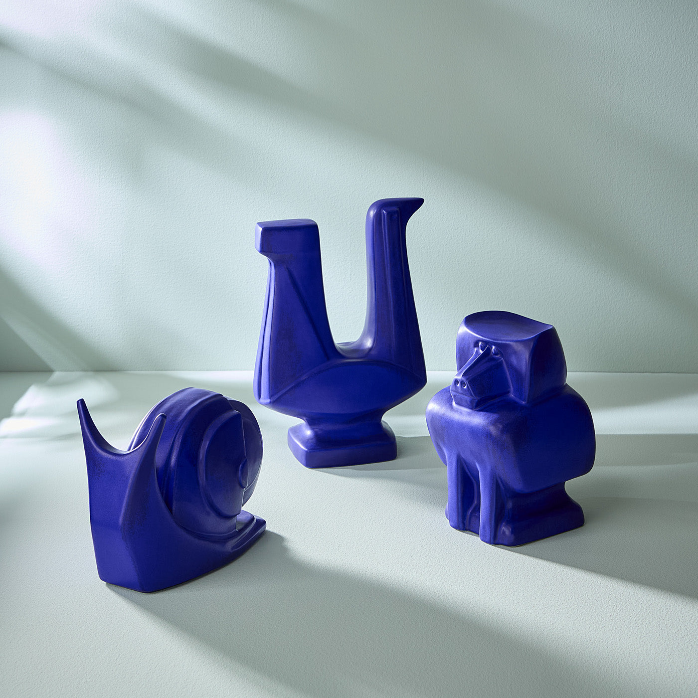 Cobalt Baboon Objet - styled view