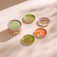Deep Thoughts Coasters - styled view