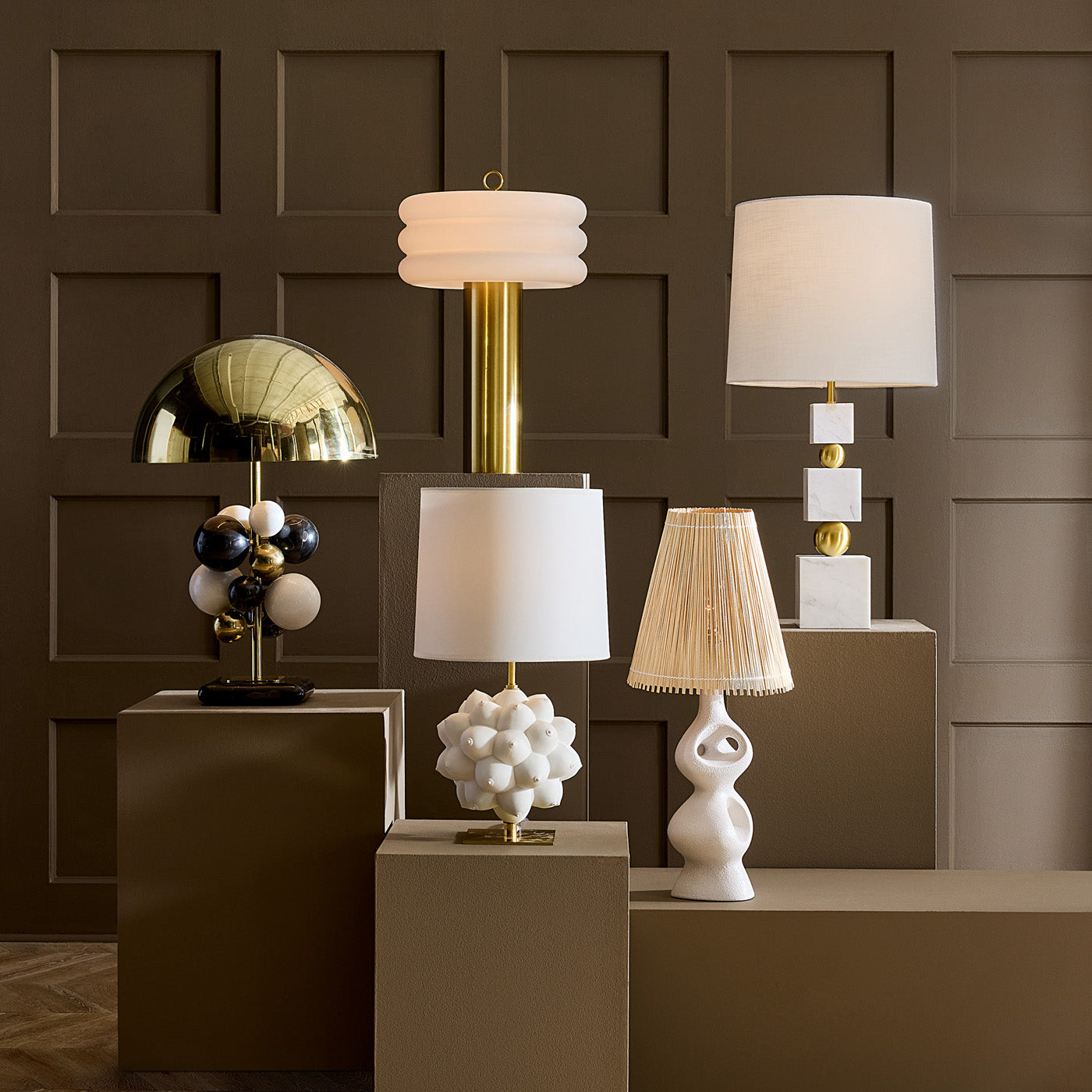 Totem Table Lamp with dressers