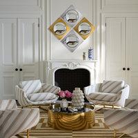 Georgia Giant Vase with Globo Mirrors