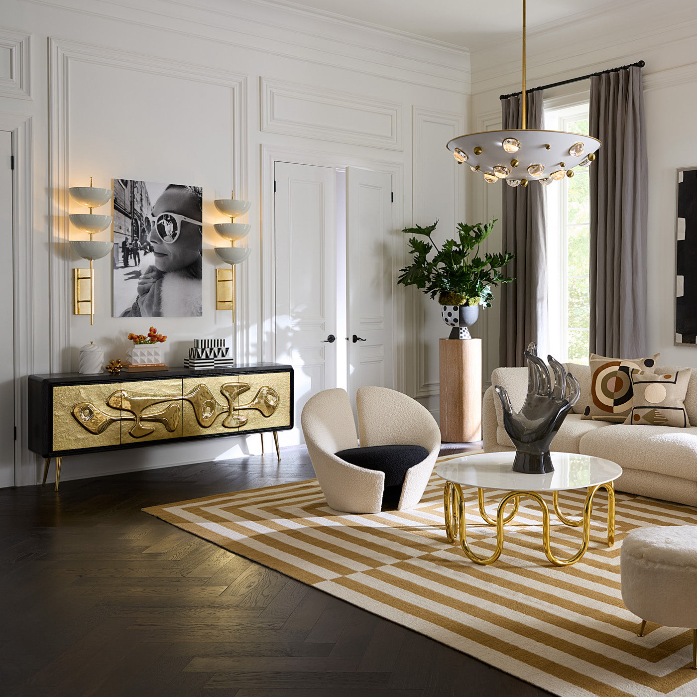 canaan reversible peruvian flat weave rug black white with reform credenza