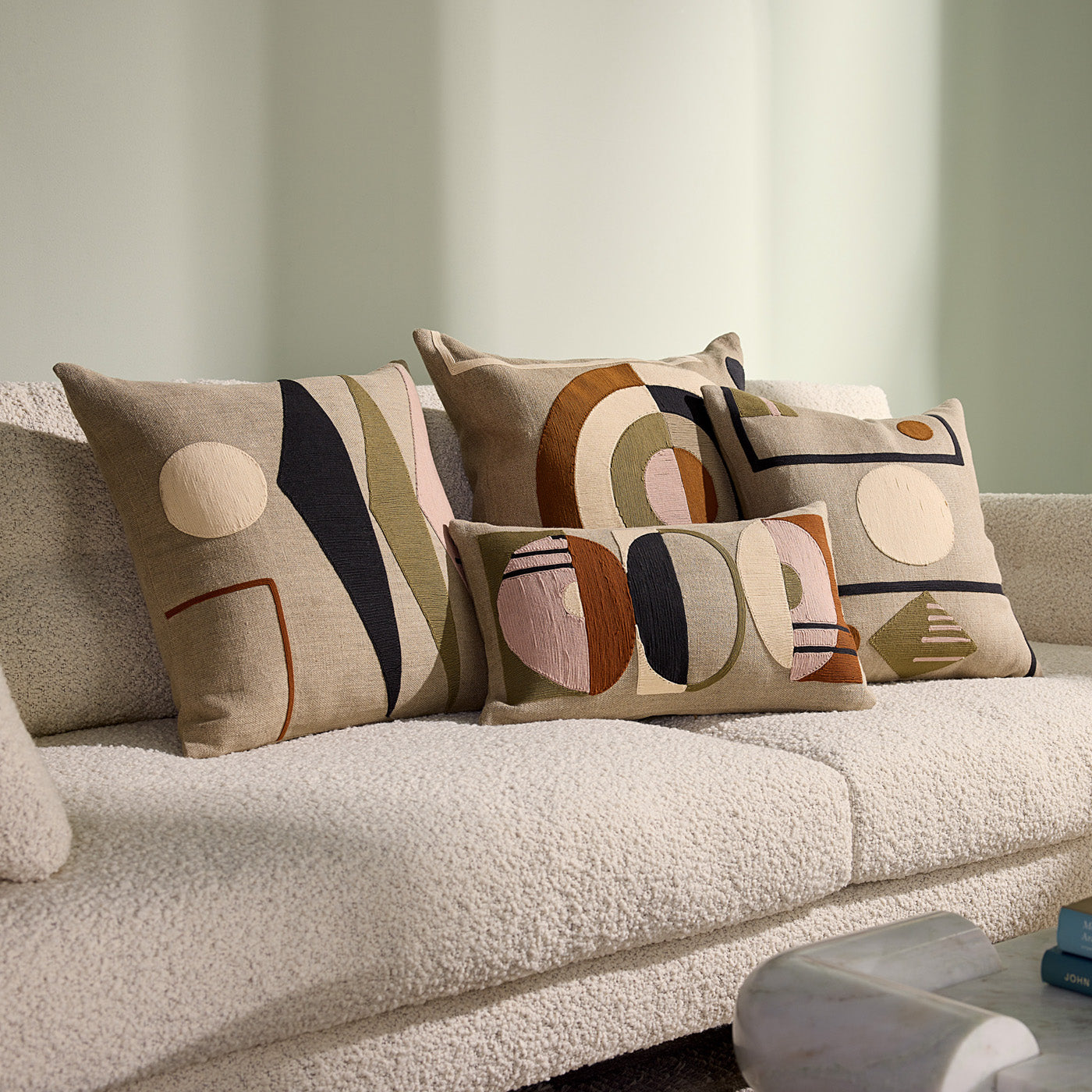 Monterey Circles Pillow - group view