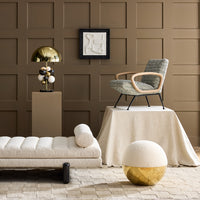 Alphaville Tuffet in Olympus Ivory - styled view