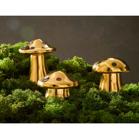 Brass Mushroom Small Boxes - styled view