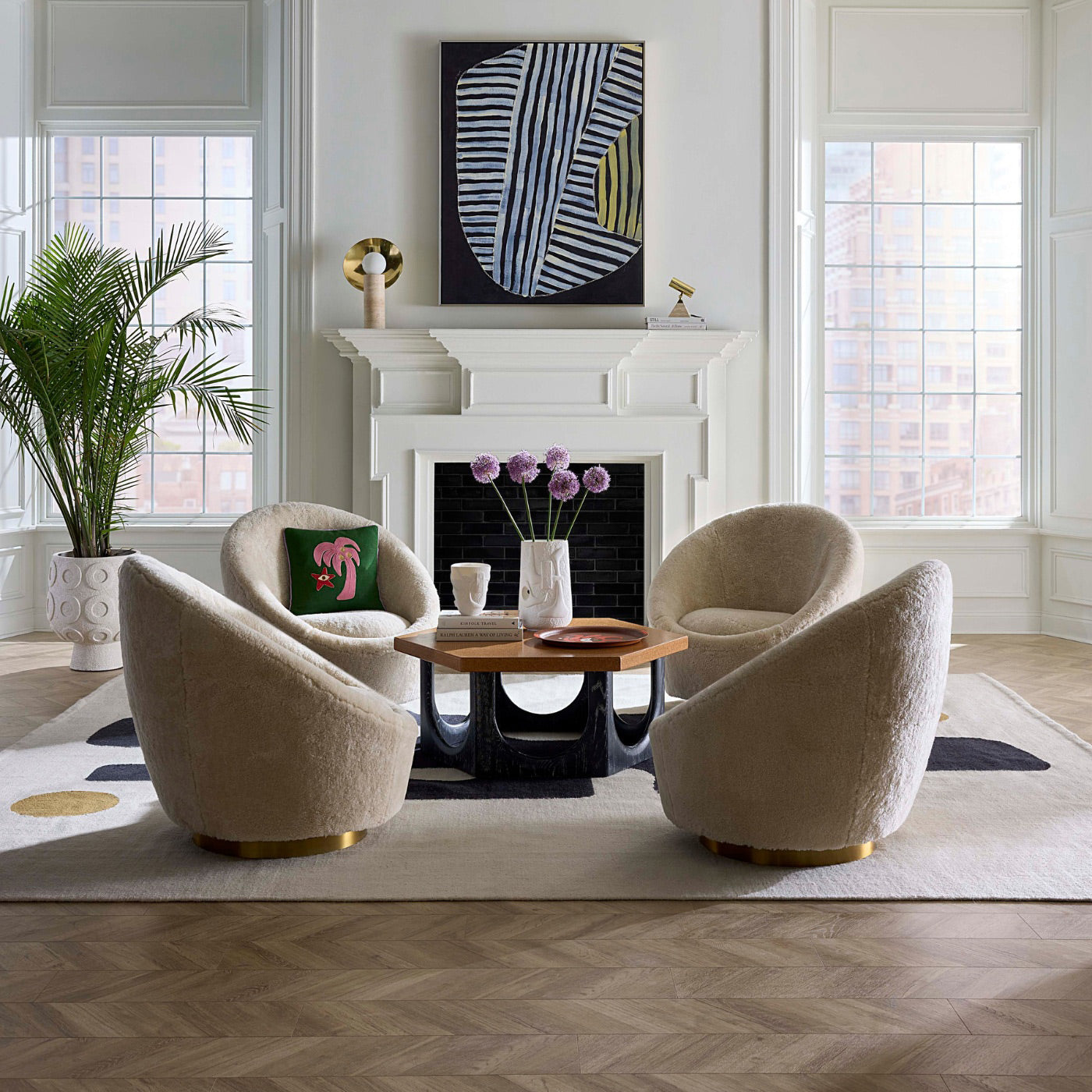 Jonathan Adler Ether Swivel Chair - Thumbnail 3