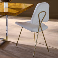 Maxime Dining Chair - Vapor Ivory Styled Detail
