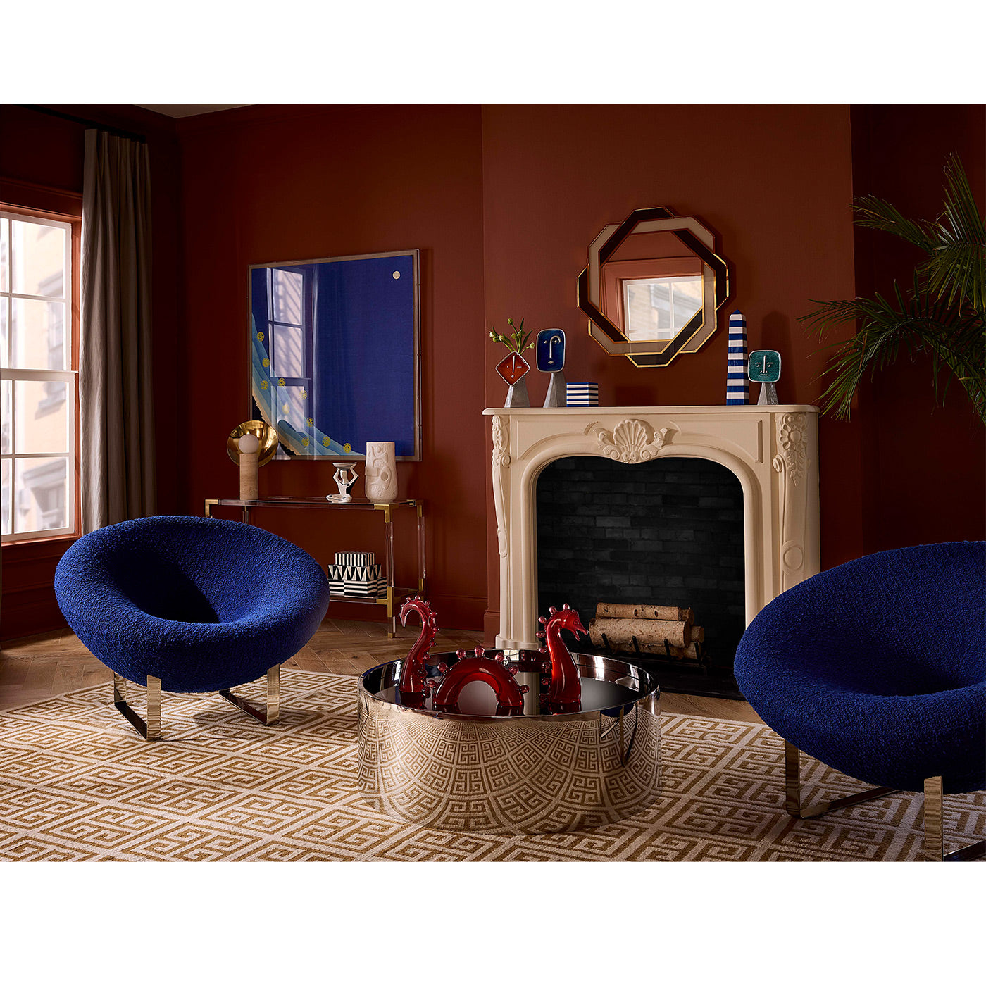 Acrylic Dragon Objet - styled view