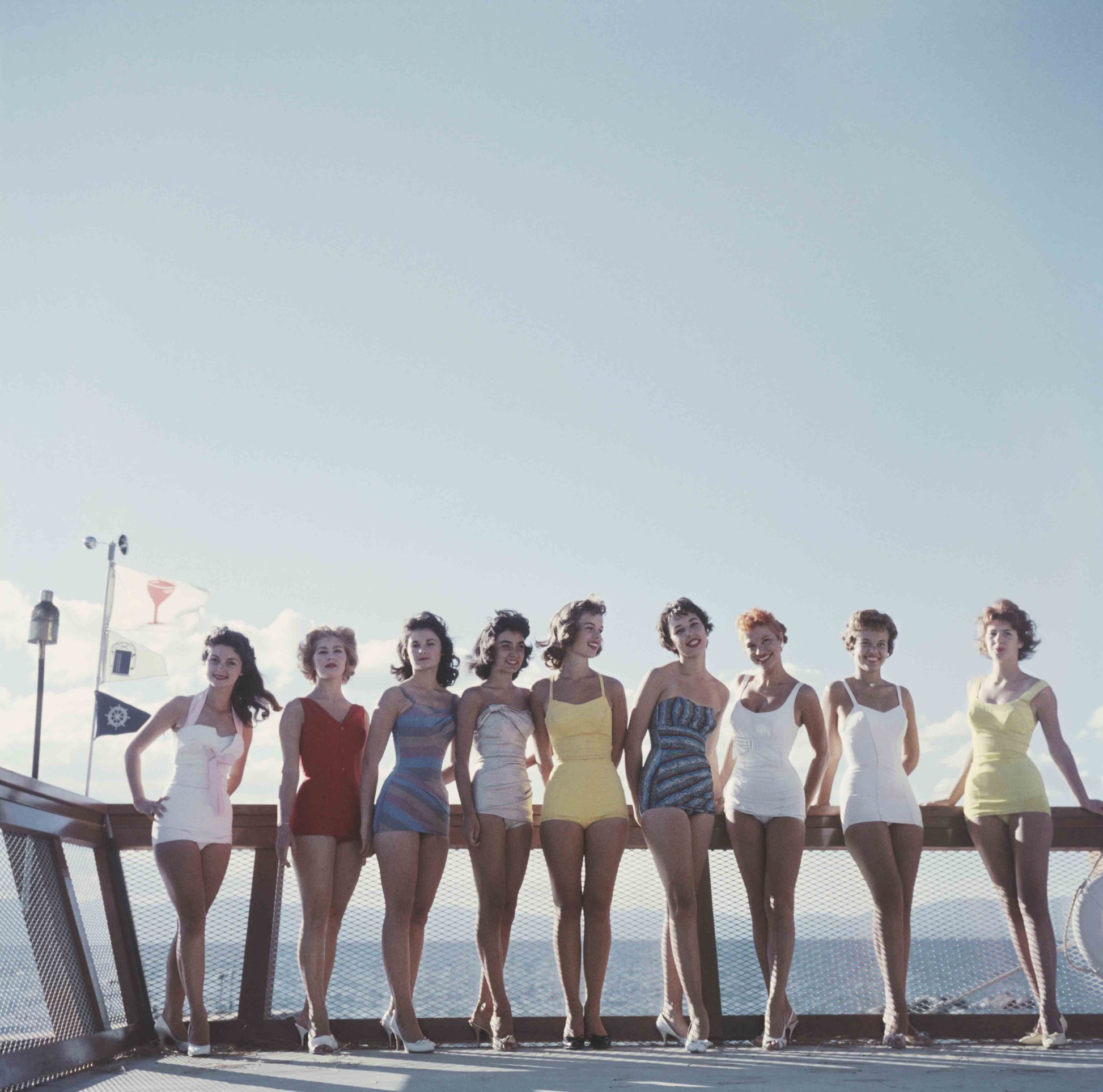 Slim Aarons 'Lake Tahoe Ladies" Photograph - front view