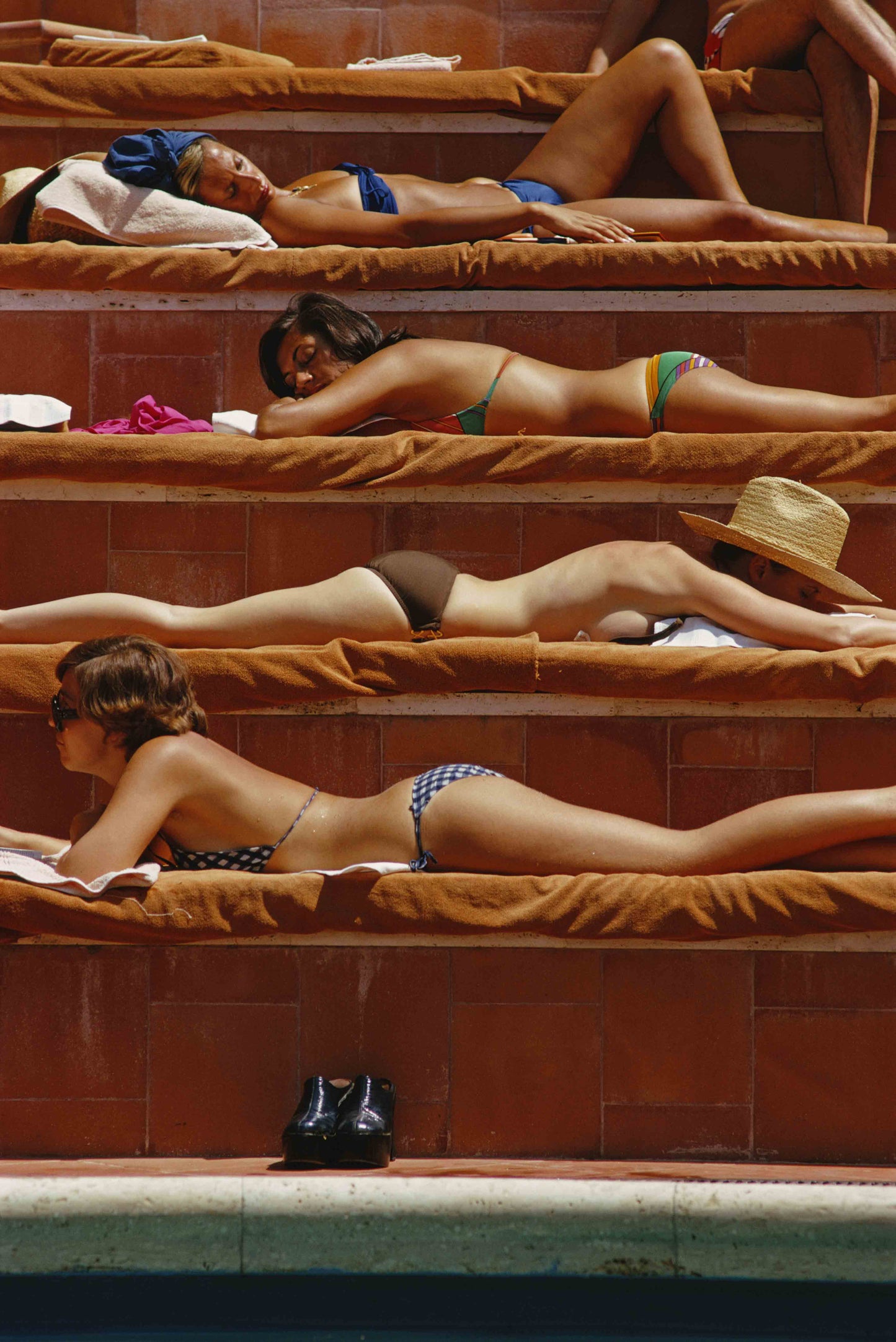 Slim Aarons Sunbathing in Capri Photograph - styled view