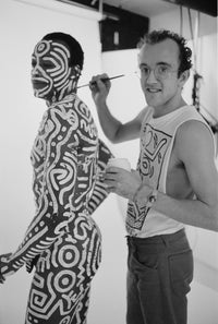 "Keith Haring and Bill T. Jones" from Getty Images