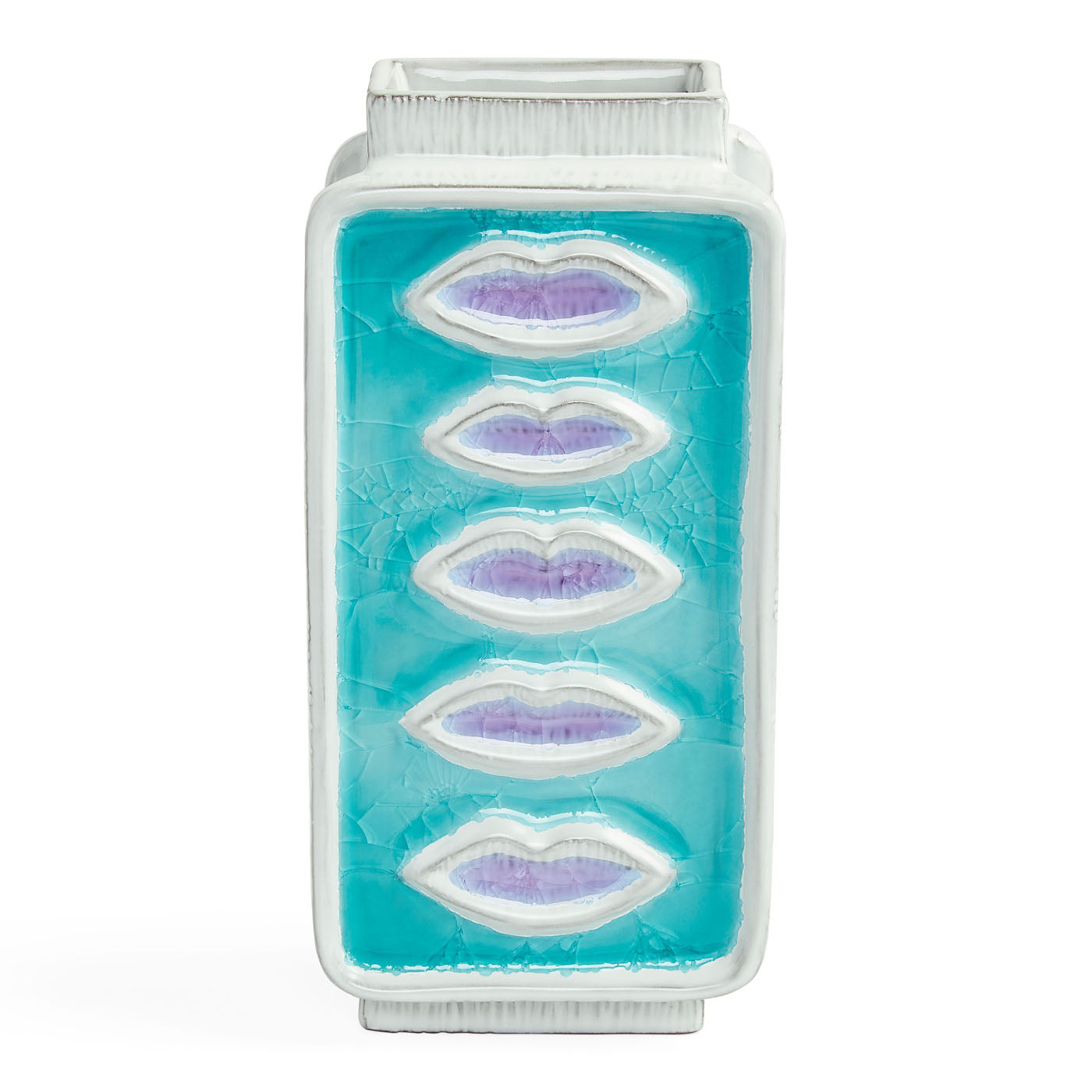 Glass Menagerie Lips Vase - styled view