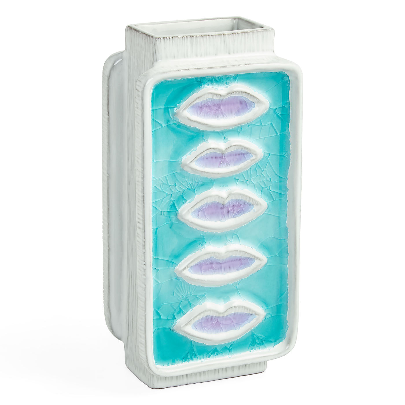 Glass Menagerie Lips Vase - details view