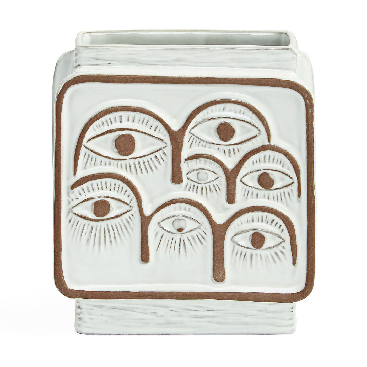 Glass Menagerie Eyes Vase - back angle view