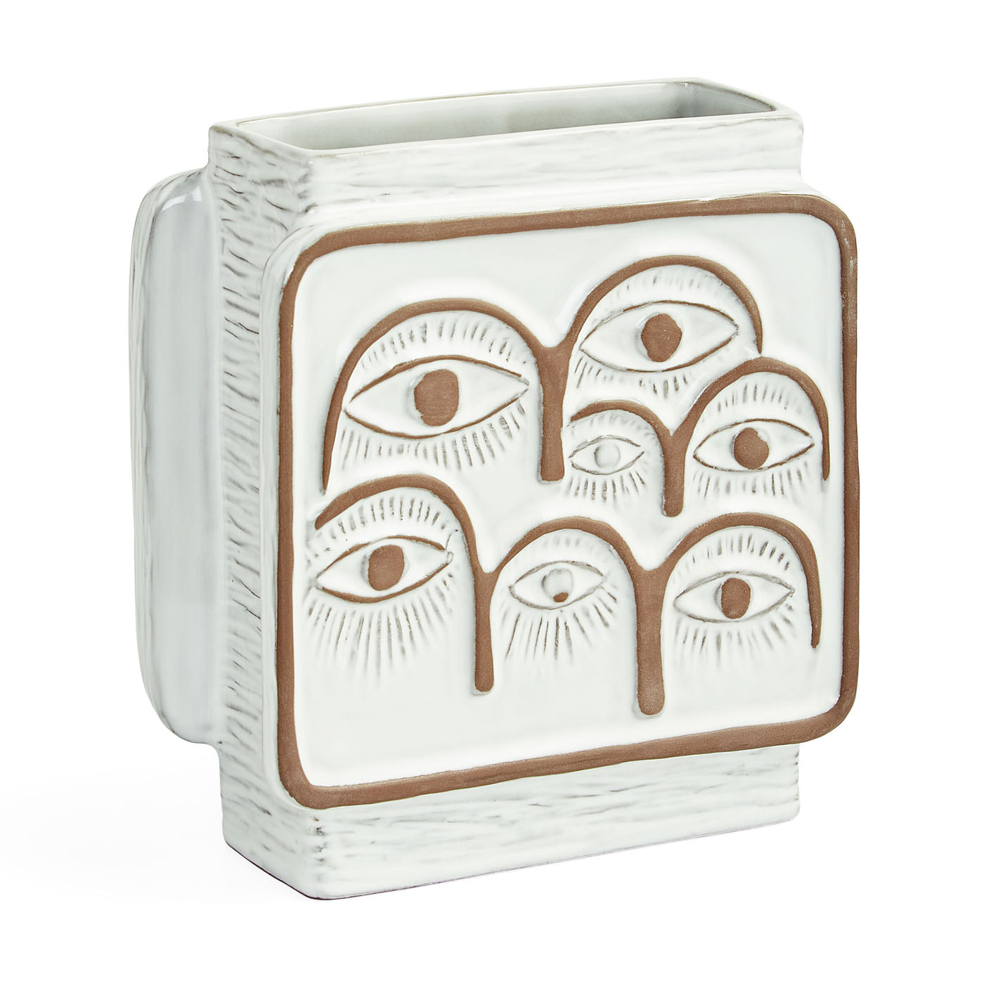 Glass Menagerie Eyes Vase - back details view