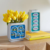 Glass Menagerie Eyes Vase with Otto Buffet